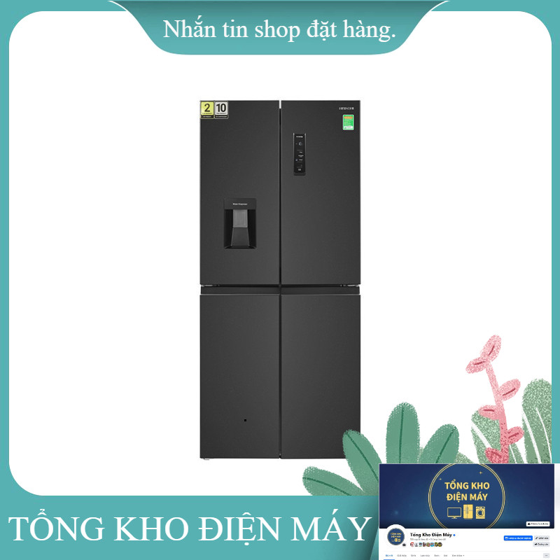 ib giảm thêm ✔️_  SaleHR4N7520DSWDXVN  Tủ lạnh Hitachi Inverter 464 lít Multi Door HR4N7520DSWDXVN  
