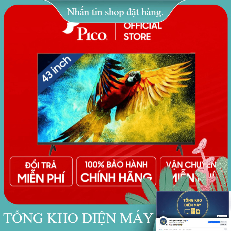ib giảm thêm ✔️_  Smart TV Tivi LED Coocaa Full HD 43 inch 43S3U PLUS  Bảo hành chính hãng 24 tháng 