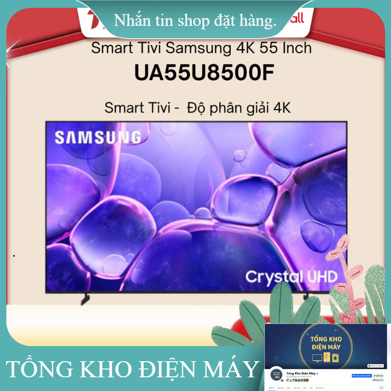 ib giảm thêm ✔️_  UA55U8500F | UA55DU7700  Smart Tivi Samsung 4K 55 Inch DU7700 | U8500FKXXV  _hàng 