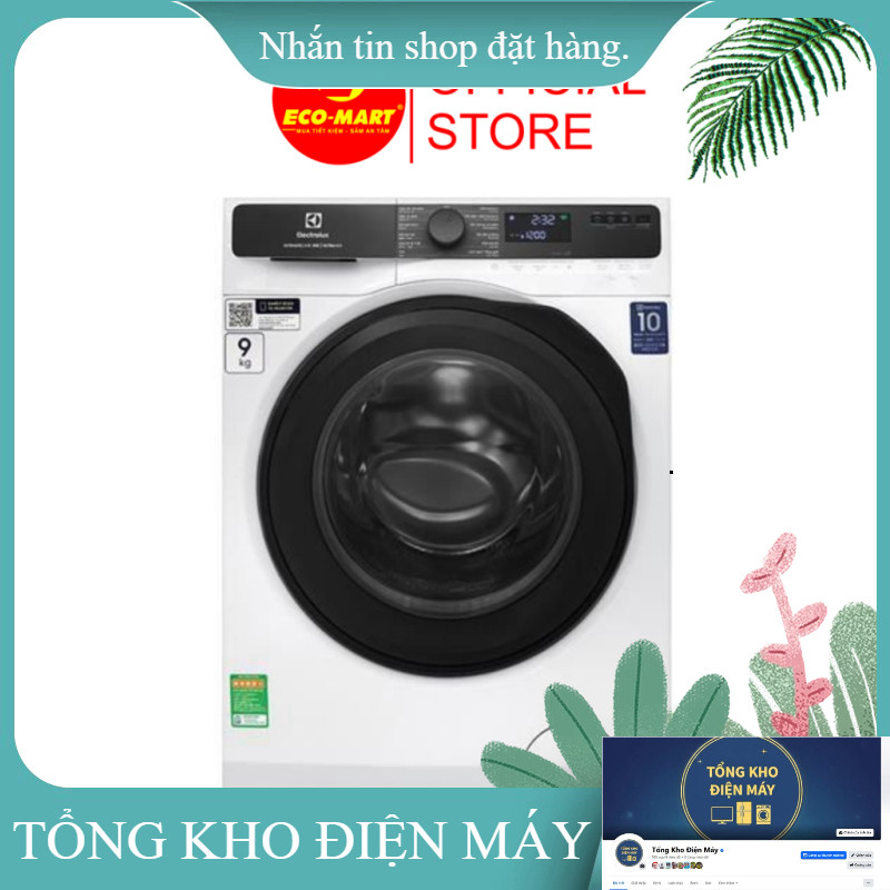 ib giảm thêm ✔️_  EWF9023P5WC Máy giặt Electrolux UltimateCare 500 Inverter 9 kg EWF9023P5WC Mẫu mới