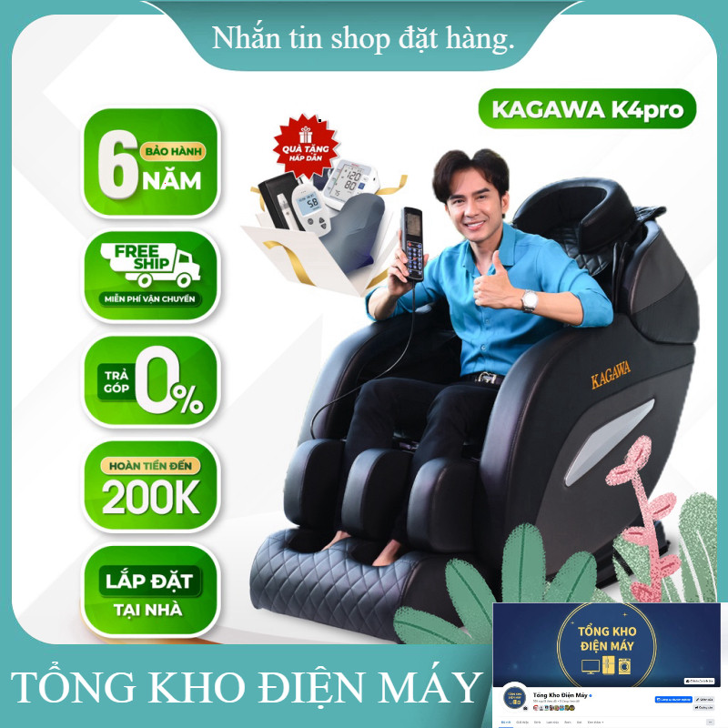 ib giảm thêm ✔️_  Ghế massage trị liệu toàn thân KAGAWA TOSHIKO T80 [CAO CẤP] công nghệ mát xa nhiệt