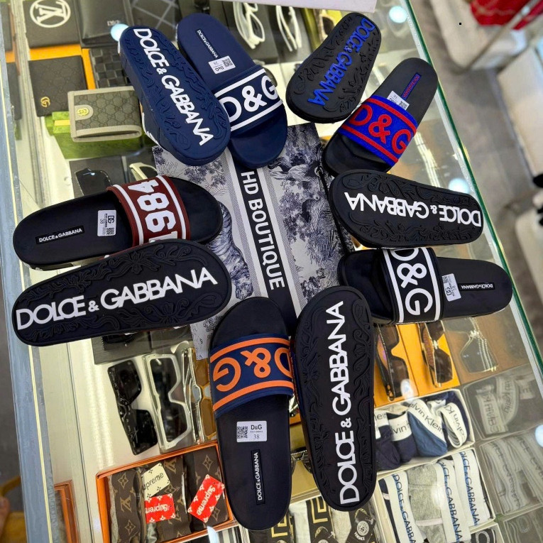 dép icon Dép Nam DG 2 Lớp quai ngang Kiểu Cách Độc Lạ - Dép cao su , đế đúc công nghệ cao chống nún 