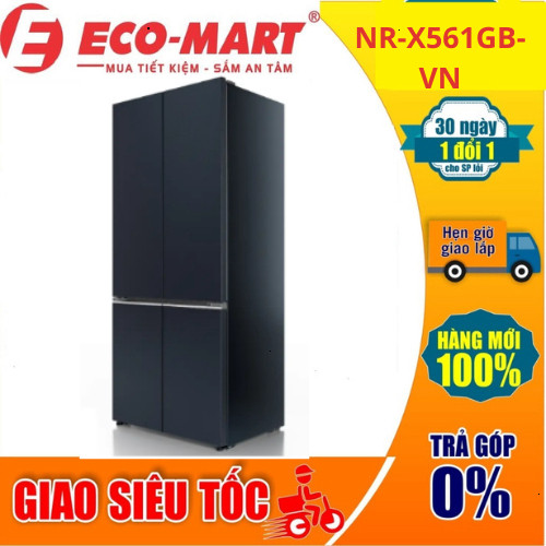 Tủ lạnh Panasonic NR-X561GB-VN Inverter 510 lít (Có giao lắp miễn phí tại nhà)