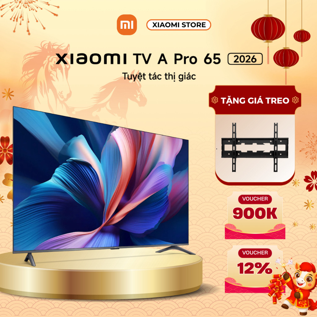 Tivi Xiaomi A Pro 65 Inch 2026 Google TV, Độ Phân Giải 4K - Hàng Chính Hãng - Bảo Hành 2 Năm