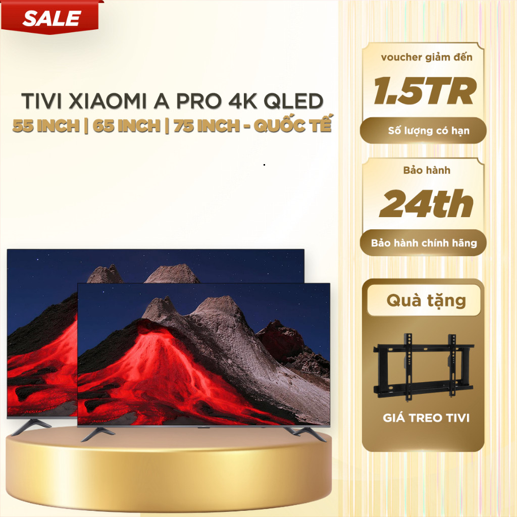 Google Tivi Xiaomi QLED 4K A Pro 55 inch | 65 inch | 75 inch 120Hz 2026 - Bản quốc tế