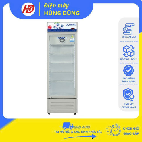 [SHIP HỎA TỐC HÀ NỘI ] Tủ mát Hòa Phát HSR D6280 280L - Hàng chính hãng, bảo hành 24 tháng