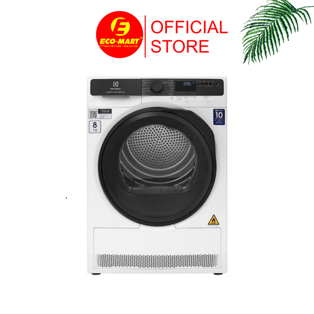 Máy sấy Electrolux EDH803J5WC UltimateCare bơm nhiệt 8 kg