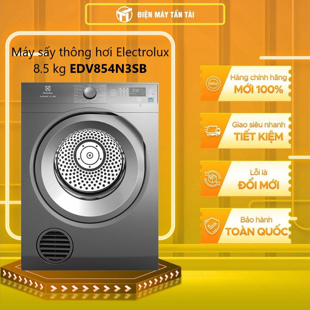 EDV854N3SB / EDV804H3WC / EDV904H3WC / EDV904N3SC - Máy sấy thông hơi Electrolux