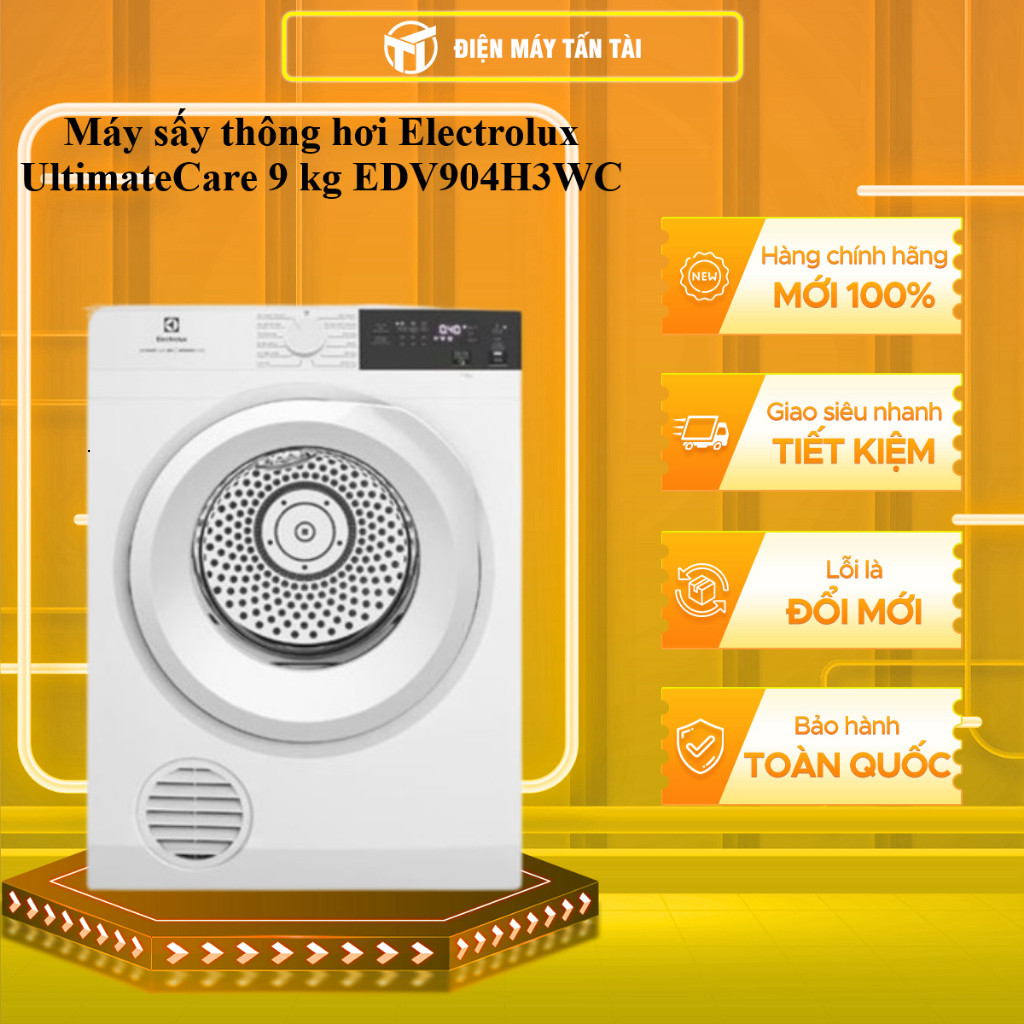 EDV904H3WC - Máy sấy thông hơi Electrolux UltimateCare 9 kg EDV904H3WC