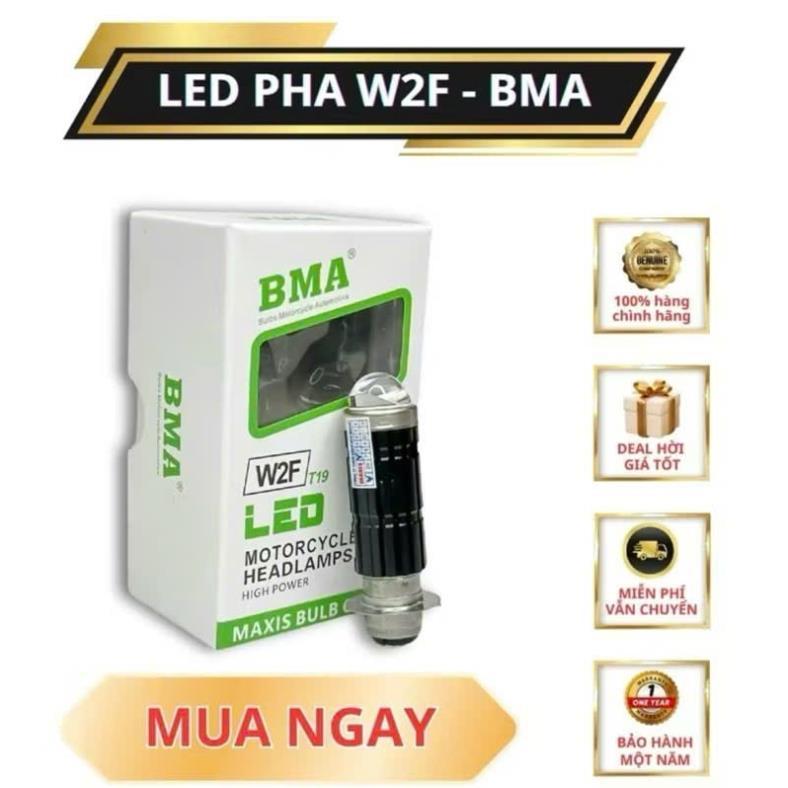 Đèn Led Pha Bi Cầu W2F BMA  - W2F RTD Chân Bóng M5 Cos Trắng Pha Vàng Lắp Dream, Wave Nhỏ, Fu1, Xipo