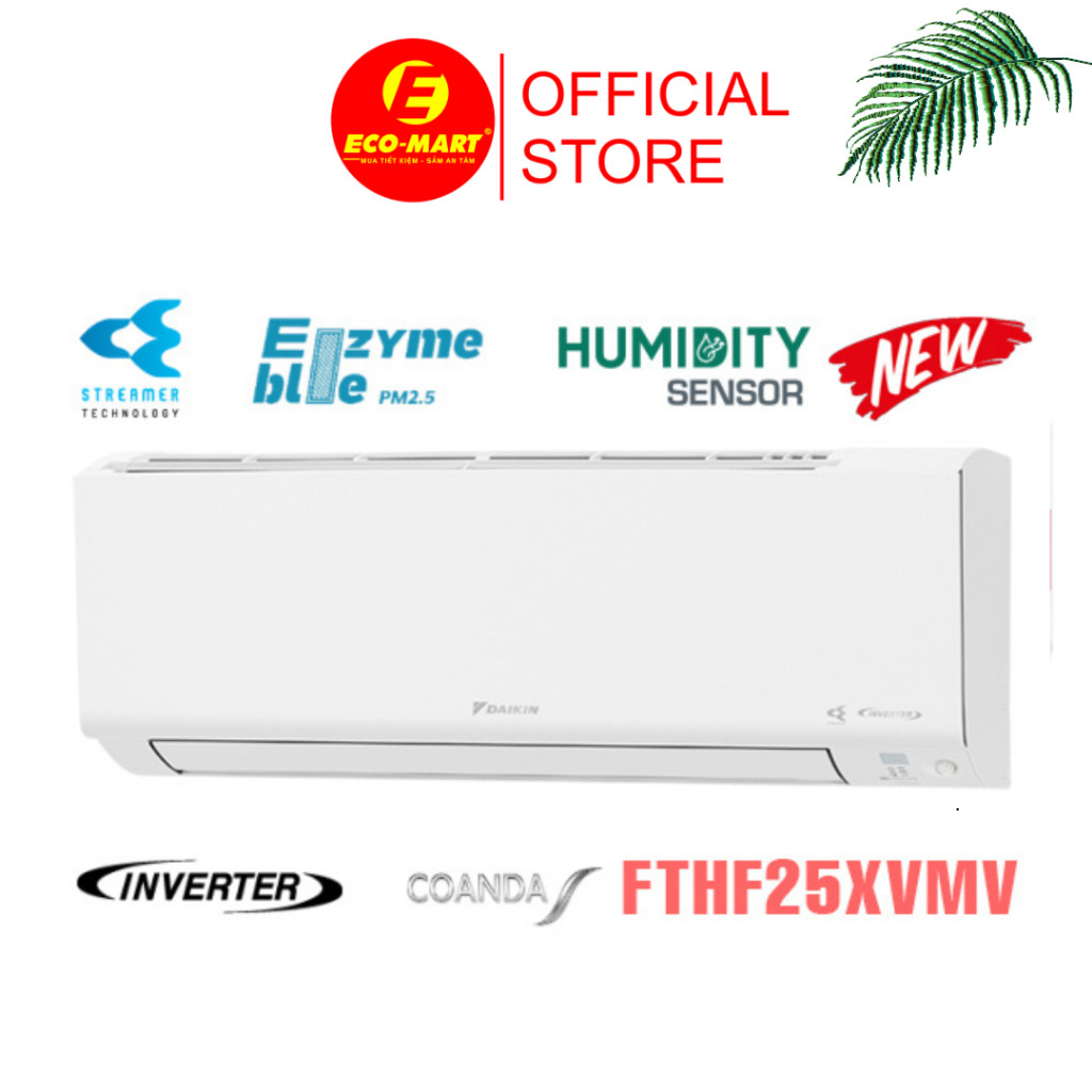Điều hòa Daikin 2 chiều Inverter R32 FTHF25XVMV/RHF25XVMV 9000BTU