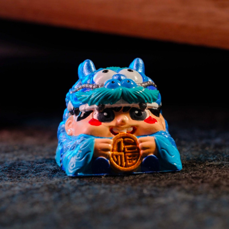 KiCap - Nút bàn phím cơ Thần Tài, Keycap Custom Handmade Resin Artisan