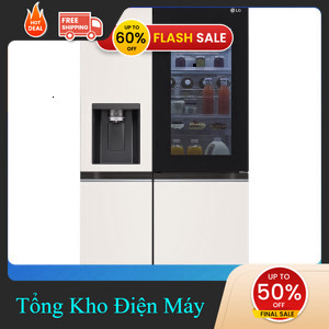 ib shop ✔️_   SaleGRX257BG  Tủ Lạnh LG Side By Side Inverter 635 Lít GRX257BG  _ib đặt hàng _hàng mớ