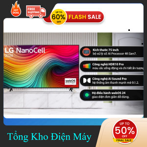 ib shop ✔️_   Smart Tivi NanoCell LG 4K 75 inch 75NANO81TSA 2024  INDONESIA _ib đặt hàng _hàng mới