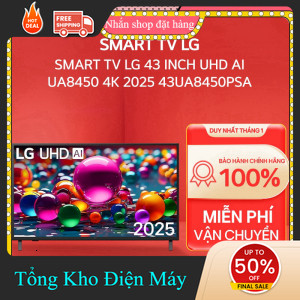 ib shop ✔️_   43UA8450PSA  Smart TV LG 43 Inch UHD AI UA8450 4K 2025 _siêu khuyến mãi _hàng mới