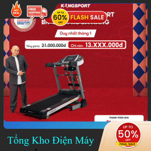 ib shop ✔️_   Máy chạy bộ KINGSPORT BK8000 Pro đa năng, nâng dốc tự động 18% tốc độ tối đa 14km/ _hà