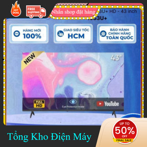 ib shop ✔️_   Nhắn shop để đặt 43S3U+  Smart TV Coocaa S3U+ HD  43 Inch S3U+  Bảo Hành Chính Hãng [G