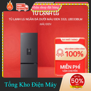 ib shop ✔️_   LBD33BLM  Tủ lạnh LG ngăn đá dưới màu đen 332L LBD33BLM _siêu khuyến mãi _hàng mới