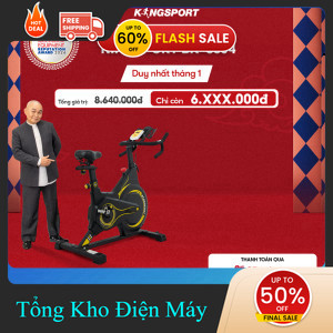 ib shop ✔️_   Xe đạp tập KINGSPORT BK5804 kháng lực từ tính, tích hợp đồng hồ đo lường chỉ số _i _hà