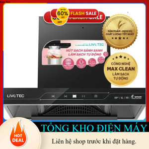 ib shop ✔️_   Máy hút mùi Livotec Esmart LRH550S  MaxPower với động cơ đồng mạnh mẽ, hút nhanh v _hà
