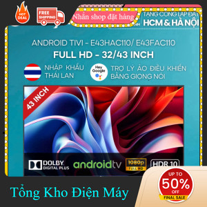 ib shop ✔️_   [KHÔNG GIAO MIỀN TRUNG] Smart Android Tivi Casper 32 inch/ 43 inch  HD  E32HAC110/ E43