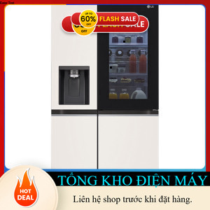 ib shop ✔️_   SaleGRX257BG  Tủ Lạnh LG Side By Side Inverter 635 Lít GRX257BG  _ib đặt hàng _hàng mớ