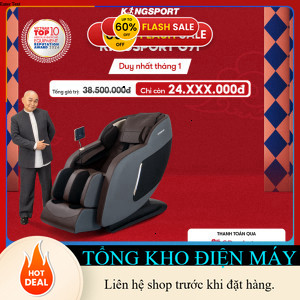 ib shop ✔️_   Ghế massage KINGSPORT G91 cao cấp con lăn 3D, chế độ quét cơ thể thông minh túi kh _hà