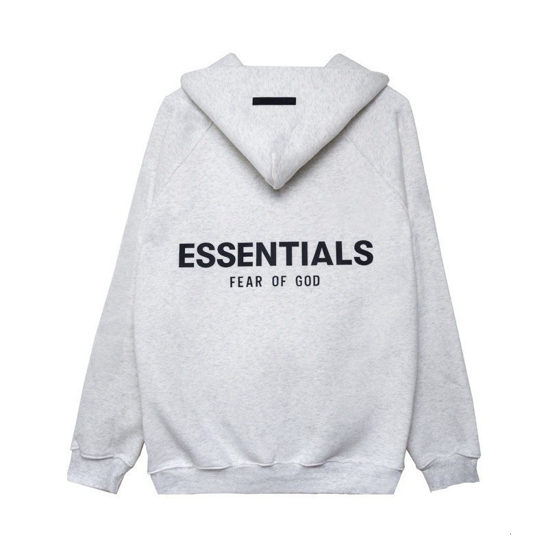 Áo Hoodie zip ESSENTIALS fear of god cao cấp đường phố Unisex nam nữ phiên bản mới