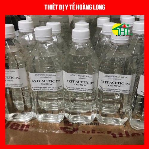 Dung dịch Axit Acetic 3%, Chai/500ml