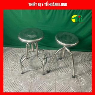 Ghế Xoay Inox 4 Chân Dùng Trong Y Tế Phòng Thí Nghiệm