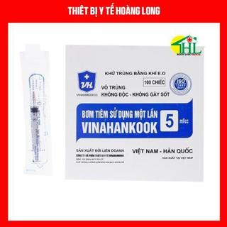 [Bán lẻ 10 chiếc] Bơm tiêm 1 lần Vinahankook 5ml