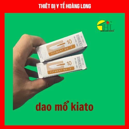 [Hàng Chính Hãng] Lưỡi Dao Mổ Kiato Số 10 Dùng Cho Cán Dao Số 3