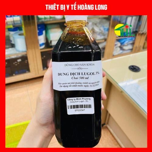 Dung dịch Lugol 1%, 3% chai 500ml