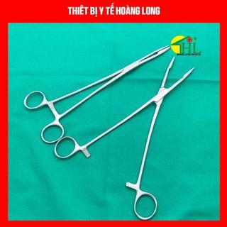 Kẹp bông (panh đầu rắn sản khoa) dài 25cm