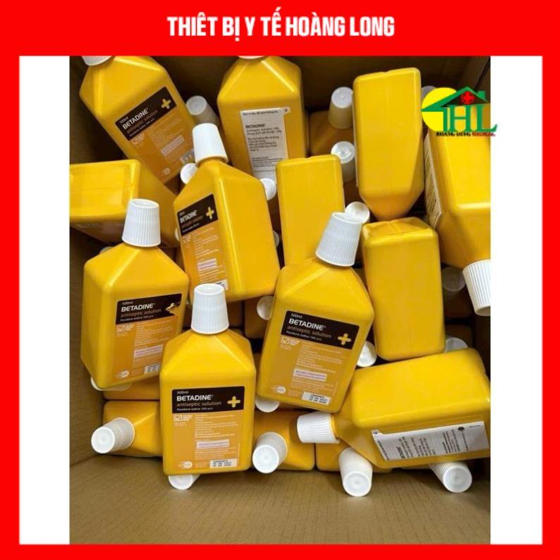 Dung dịch sát khuẩn vết thương Betadine Antiseptic Solution 10% 500ml