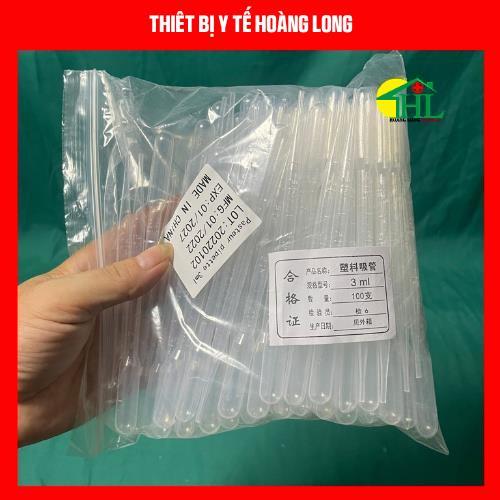 PIPET NHỰA 3ML - PIPET 3ML - ỐNG HÚT NHỎ GIỌT-ỐNG HÚT SỮA CHO BÉ TÚI 500 CÁI