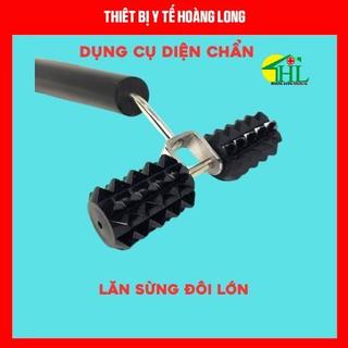 Lăn Sừng Đôi Lớn, Lăn Đồng Đôi Lớn - Dụng Cụ Diện Chẩn Loại 1 (Cây Lăn Massage Cổ, Vai, Gáy, Dùng Cùng Cao Xoa, Ngải Cứu