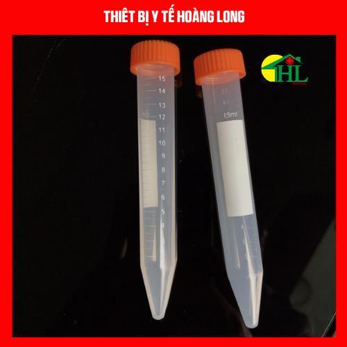 ỐNG LY TÂM 15ML- ỐNG FALCON 15ML TÚI 100 CÁI ĐÁY NHỌN , CHIA VẠCH