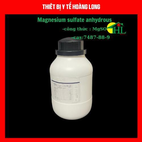 Hóa chất : Magnesium Sulfate Anhydrous MgSO4 Khan 500g T.Quốc