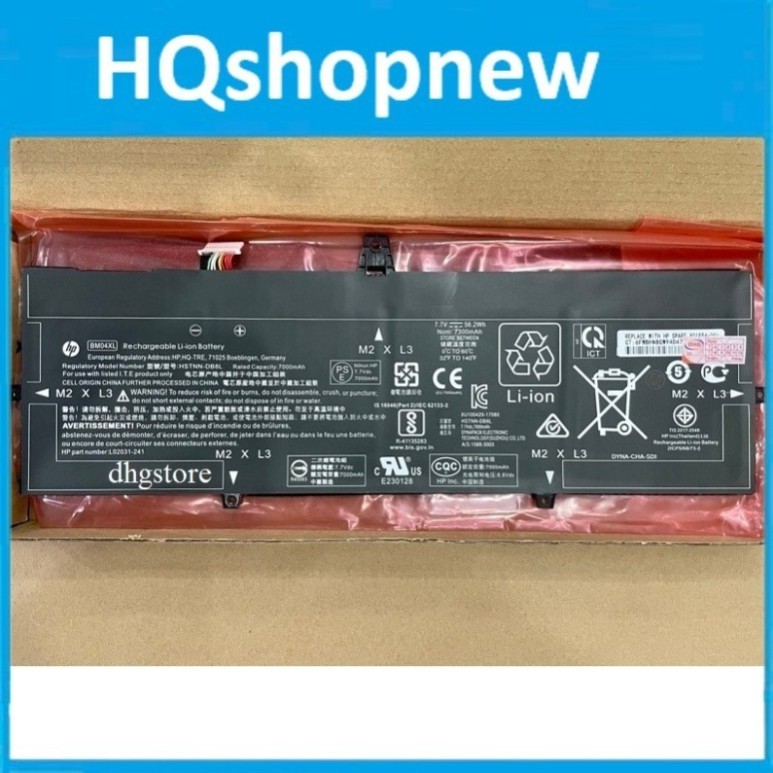 ⚡️ Pin dùng cho laptop HP EliteBook x360 1030 G3, 1030 G4, BM04XL 56.2Wh New