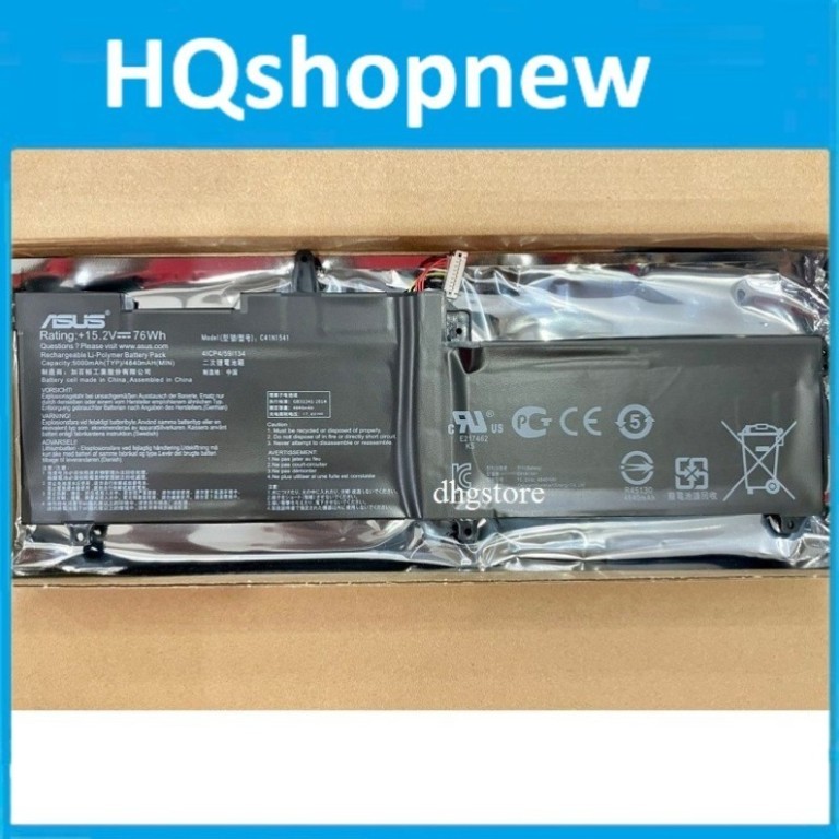 ⚡️ Pin laptop Asus ROG Trix GL702 GL702V GL702VT GL702VM GL702VS GL702ZC C41N1541 76Wh - New