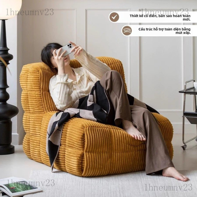 Ghế Sofa Lười Ghế Sofa Caterpillar Ghế Ban Công Ngả Được Phòng Ngủ Sofa Nhỏ Đơn Tatami Ngả Được và N