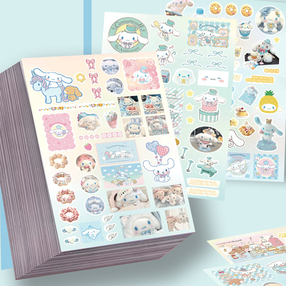 200 Sticker Cinnamoroll Cute Sanrio | Sticker Dán Sổ Tay Laptop Bình Nước | Sticker Dễ Thương Cho Họ