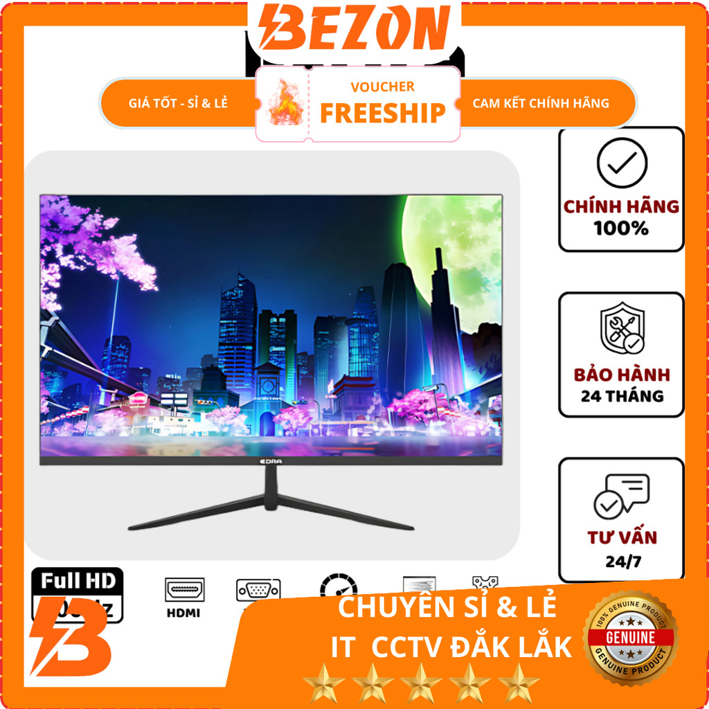 Màn Hình Gaming full HD IPS 2K 100-320Hz Chính Hãng EDRA - BEZON