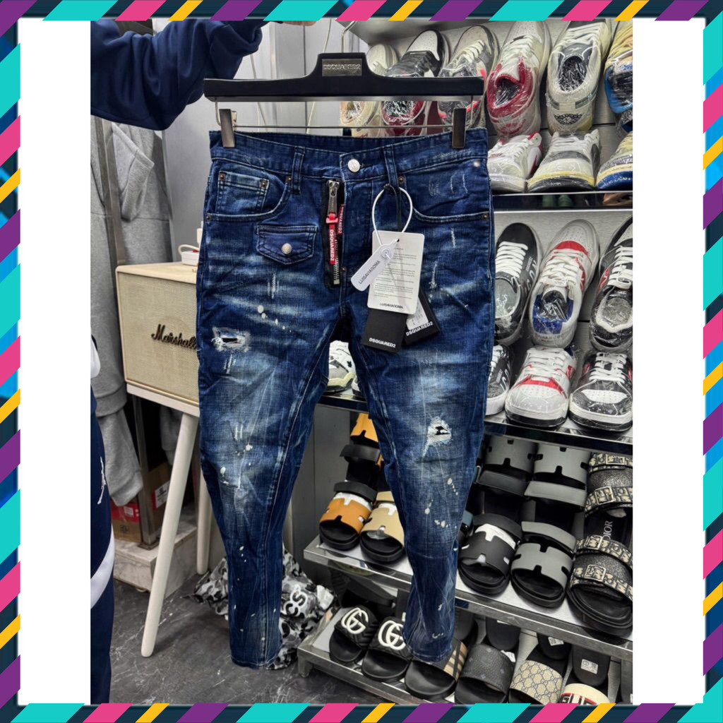 { ÔNG CHÚ AMIRI } Đi Bộ Jean Nam DSQ Xanh Fom Biker Khoá Lệch Sắc Mới

Hoặc

Đi Bộ Jean Biker Nam DS