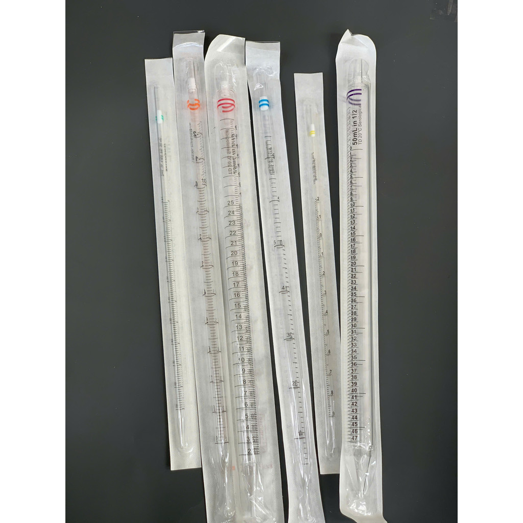 PIPET THẲNG NHỰA các size - pipet tiệt trùng, dóng gói từng cái