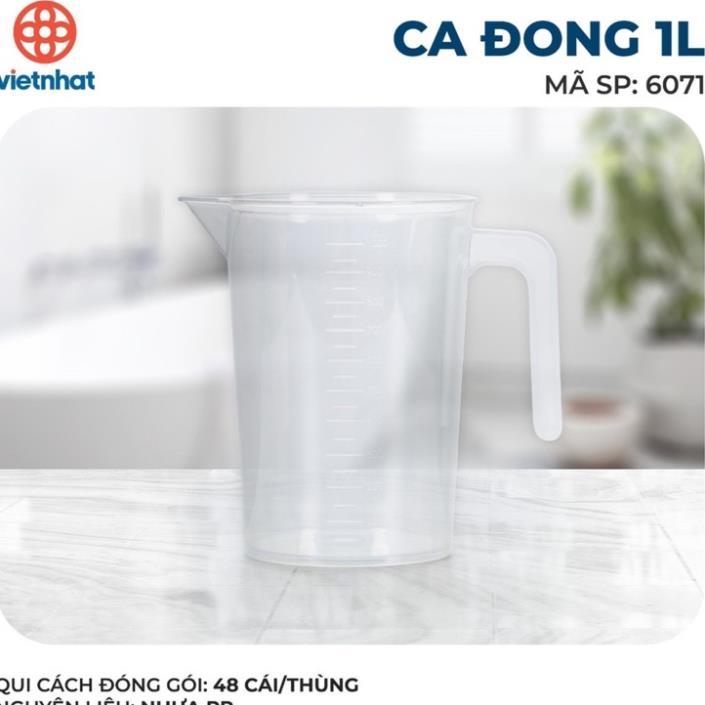 (Giá sỉ) COMBO 3 Ca đong, ca đựng nước , ca nước lẩu VIỆT NHẬT, dung tích 1 lít, 2 Lít, 3 Lít chia v