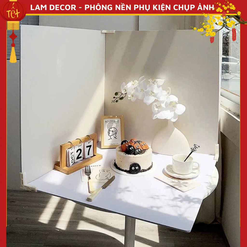 Phông Nền Chụp Ảnh Bánh Kem, Background Chụp Ảnh Sản Phẩm Lamdecor, Nền Fomex Decor Chụp Hình