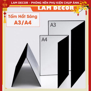 Tấm hắt sáng (khổ A3, A4) đạo cụ chụp ảnh sản phẩm, phụ kiện chụp hình LAMDECOR