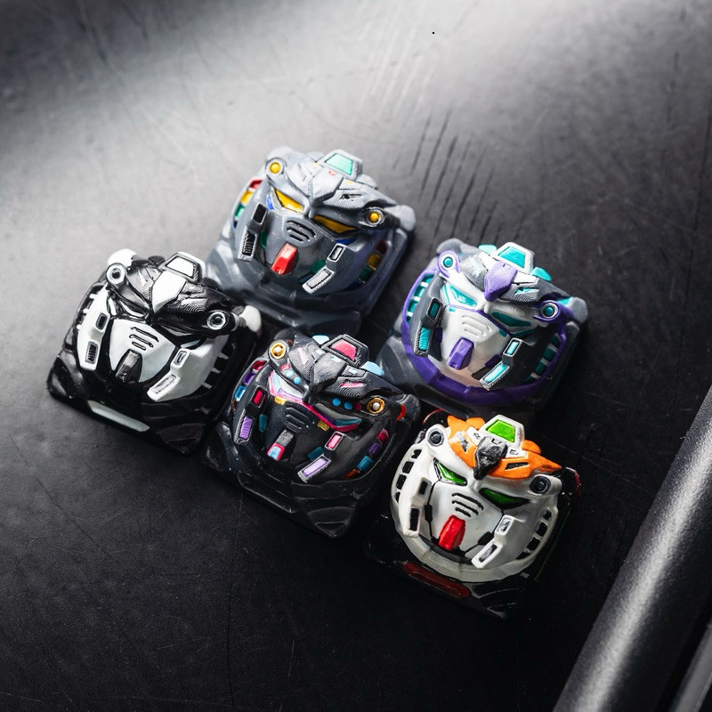 Keycap resin Gundam Heard, Keycap Artisan Gundam Heard, Keycap resin Anime, Keycap Handmade Custom R
